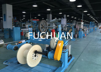 Double Shaft Cable Extruder Machine / Silent Copper Extrusion Machine