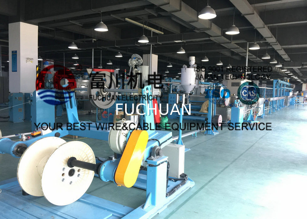 Fuchuan Cable Wire Extrusion Machine For PVC Extruding Automatic Wire