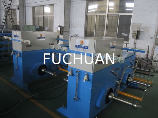 Four Shafts Bobbins Copper Wire Double Twist Bunching Active Pay Off Machine