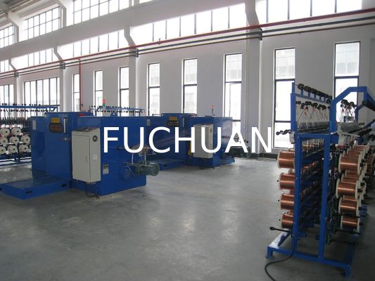 Passive Active Pay Off Copper Wire Bunching Machine Equipment 50 Heads Set
