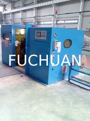 Tinned Wire Double Twist Bunching Machine 0.08mm - 0.45mm Single Wire Diameter