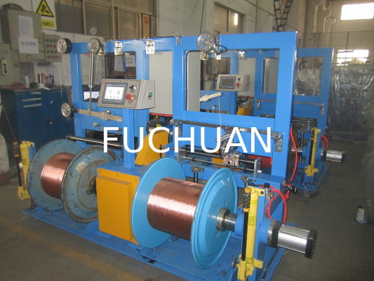 Copper Wire Bunching Machine Twisting Low Noise Small Floor Place Cable Extrusion