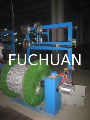 Pay Off Electrical Core Wire Bunching Machine Single Shaft Active Type Equipment