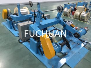 Fuchuan Sky Blue Electric Wire Extruder Machine for Single Wire Dia 6-25mm