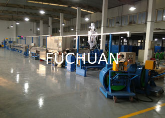 PE SR-PVC Wire Extrusion Machine Plastic Insulating Diameter 500 Pay Off Bobbin