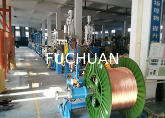 15Kw Plastic Insulating Wire Extruder Machine Screw Dia 60mm With Double Layer Cooling Device