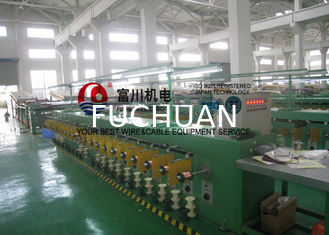 0.04-2.0mm Fine Copper alloy Wire Tube Annealing Wire Tinning Machine