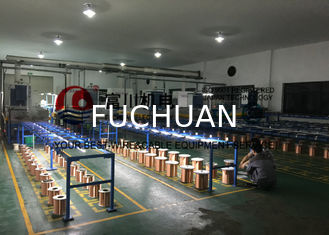 16 Pcs Wire Annealing Tinning Machine For Ultra Fine Round Copper Wire / Alloy Wire