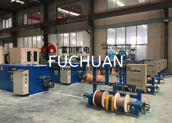 Touch Screen Double Twist Buncher 3000 Rpm Core Wire 500 Take Up Bobbin