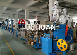 Fuchuan Cable Extrusion Machine For PVC Plastic Extrusion Wire Dia 0.6-4mm