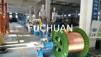 Sky Blue Power Wire Extruder Machine for Single Wire Dia 6-25mm Max Speed 500M/min