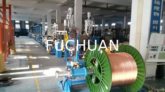 Low Noise Wire And Cable Extrusion Machine , Compact Wire Extrusion Equipment