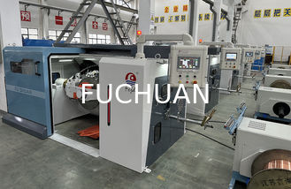 Bare Copper Wire Bunching Machine With Electric Changing Pitches Twist Direction S Or Z And PLC Control System