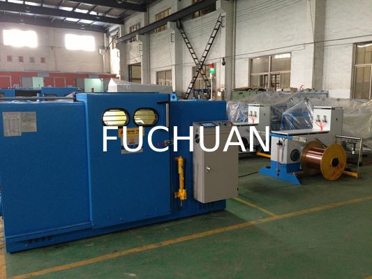 Bare Copper Double Twist Bunching Machine 1.2Kgf Magnetic Powder Clutch Equipment
