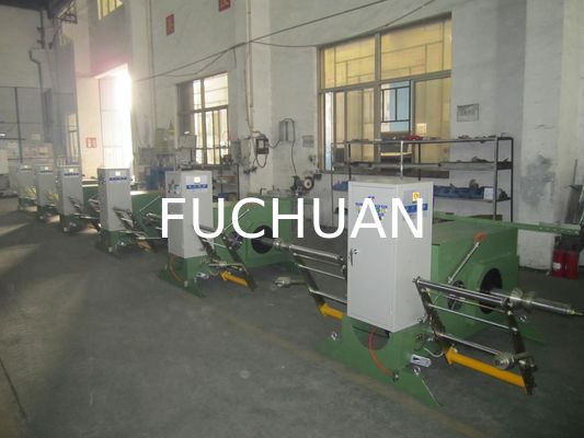 Copper Wire Double Twist Bunching Machine Multiple Drawing Bobbins Active Pay Off