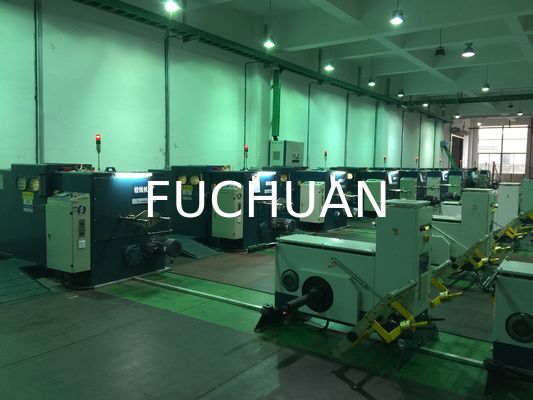 Copper Wire Double Twist Bunching Machine Multiple Drawing Bobbins Active Pay Off