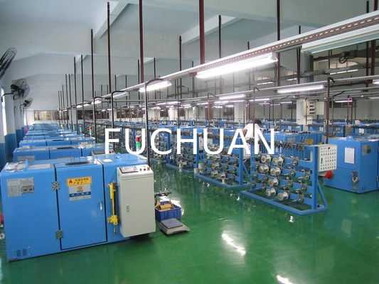 Passive Active Pay Off Copper Wire Bunching Machine Equipment 50 Heads Set