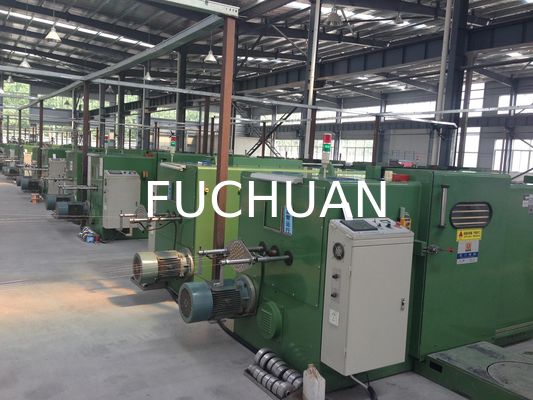 Tinned Wire Double Twist Bunching Machine 0.08mm - 0.45mm Single Wire Diameter