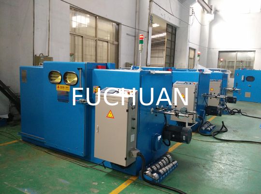 PLC Control Bare Copper Wire Twisting Machine Magnetic Tension Pay Off Equipment