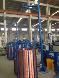 Blue Single Shaft  Wire Take Up Machine 630mm For Bunched Copper Wire