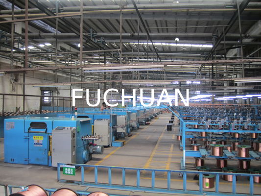 Tinned Wire Silver Jacketed FUCHUAN Copper Wire Bunching Machine Equipment