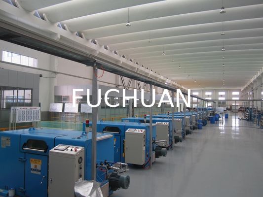Tinned Wire Silver Jacketed FUCHUAN Copper Wire Bunching Machine Equipment