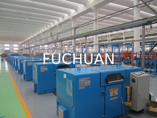 Tinned Wire Silver Jacketed FUCHUAN Copper Wire Bunching Machine Equipment