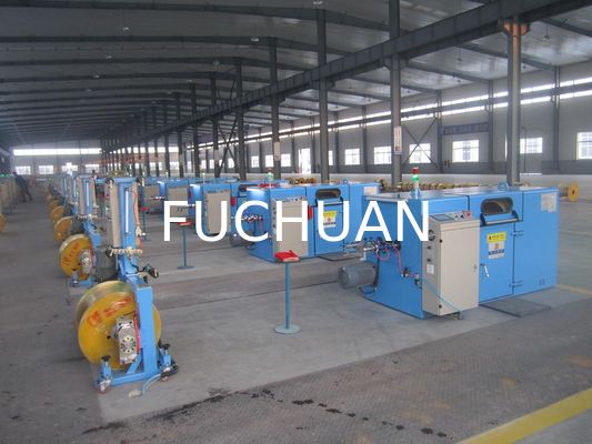 Tinned Wire Silver Jacketed FUCHUAN Copper Wire Bunching Machine Equipment