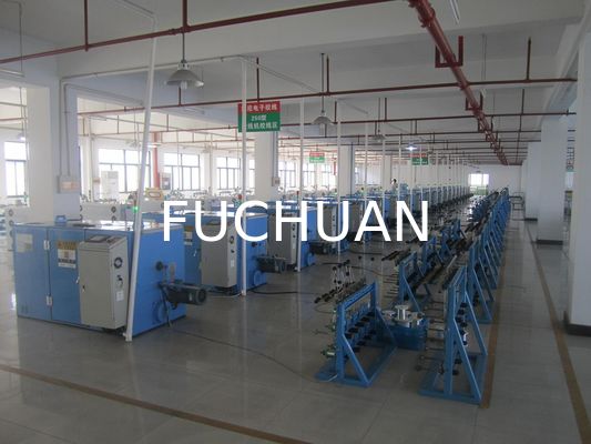 Sky Blue Copper Wire Twisting Machine Bunching 5000 Rotating Speed Touch Screen Operation