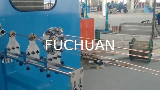 Fuchuan High Speed Double Twist Buncher Wire Bunching Machine Bare Copper Tinned Wires