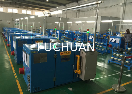 7000 Twist Copper Wire Twisting Machine Bunching 0.05mm - 0.28mm Single Wire