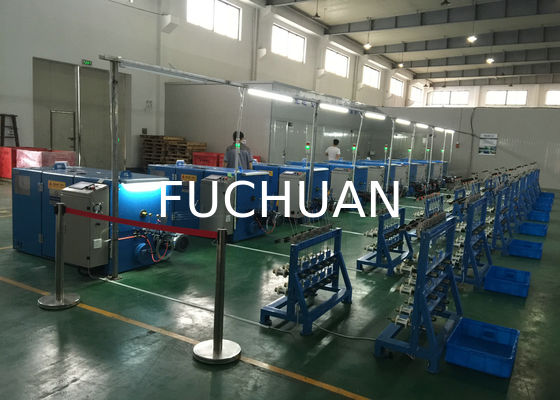 0.03mm Copper Wire Twisting Machine 24 Zones Double Twist Buncher Equipment