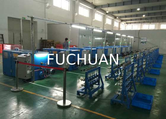 0.03mm Copper Wire Twisting Machine 24 Zones Double Twist Buncher Equipment