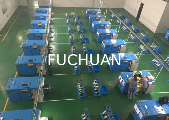 4000rpm Alloy Copper Wire Twisting Machine S Lay Sky Blue Stranding Equipment