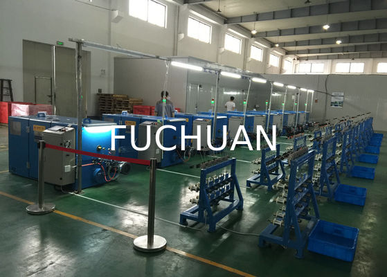 Sky Blue Copper Wire Twisting Machine Touch Screen Operation Equipment