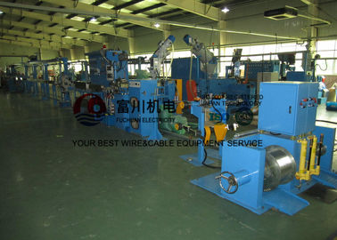 Photovoltaic 50 Cable Extrusion Machine Non - Halogen Flame Resistant Wire Dia 0.6-4mm