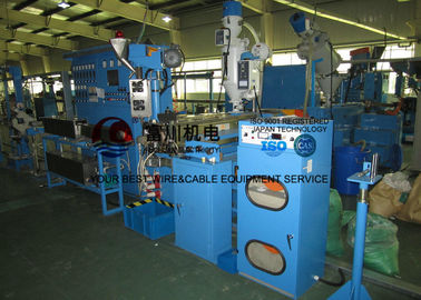 Photovoltaic 50 Cable Extrusion Machine Non - Halogen Flame Resistant Wire Dia 0.6-4mm