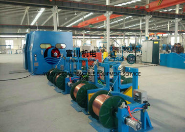 Silver Jacketed  Wire Bunching Machine 18.5Kw With Touch Screen Operation