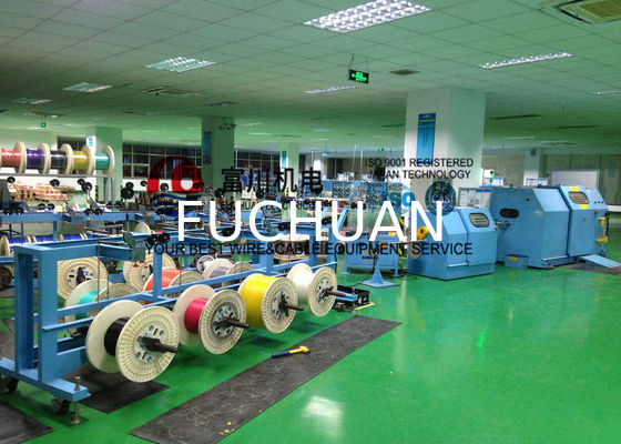 Silver Jacketed Wire Bunching Machine 18.5Kw Touch Screen Operation Equipment