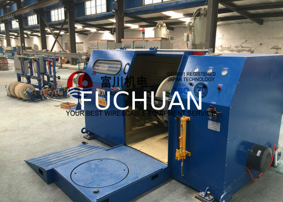 Silver Jacketed Wire Bunching Machine 18.5Kw Touch Screen Operation Equipment