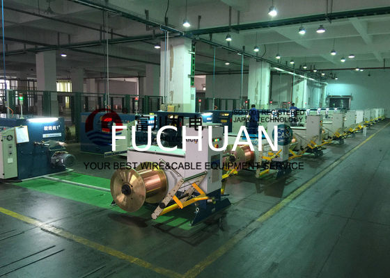 Sky Blue Double Twist Copper Wire Bunching Machine Cable Twisting Machinery
