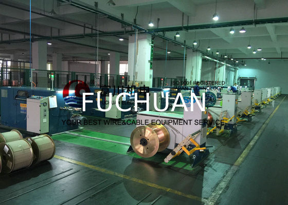 Sky Blue Double Twist Copper Wire Bunching Machine Cable Twisting Machinery