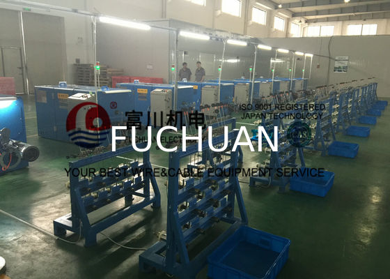 Passive Active Pay Off Copper Wire Bunching Machine 0.08mm - 0.45mm Wire