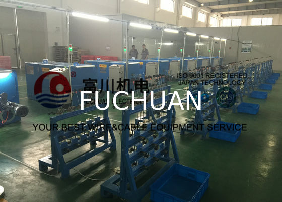Low Noise 7 Pcs Alloy Wire Bunching Machine Touch Screen Operation Equipment