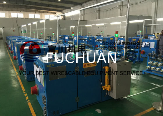 Low Noise 7 Pcs Alloy Wire Bunching Machine Touch Screen Operation Equipment