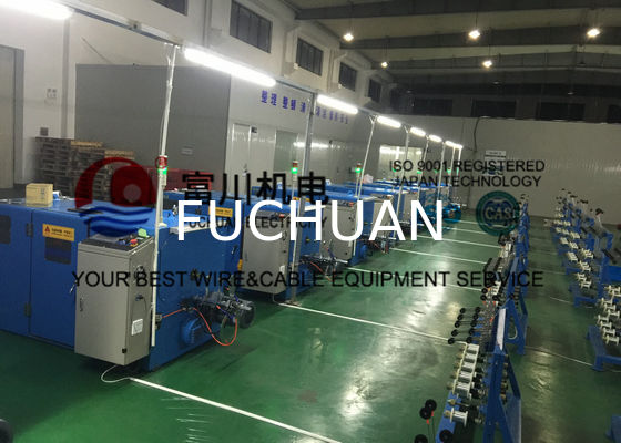 Low Noise 7 Pcs Alloy Wire Bunching Machine Touch Screen Operation Equipment