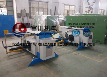 630 Active Double Shaft Pay Off Machine For Double Twist Buncher 1.5kw Sky Blue
