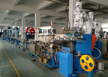 Fuchuan Cable Extrusion Machine For PVC Plastic Extrusion Wire Dia 0.6-4mm