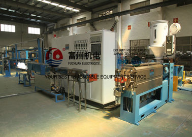 Fuchuan Cable Extrusion Machine For PVC Plastic Extrusion Wire Dia 0.6-4mm