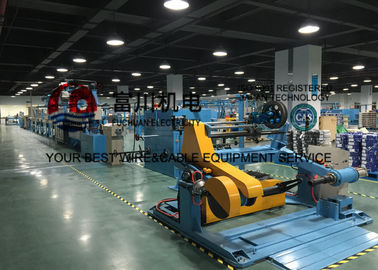 Fuchuan Cable Annealing Machine For Computer Cable With Screw 90mm Max Speed 200m/min